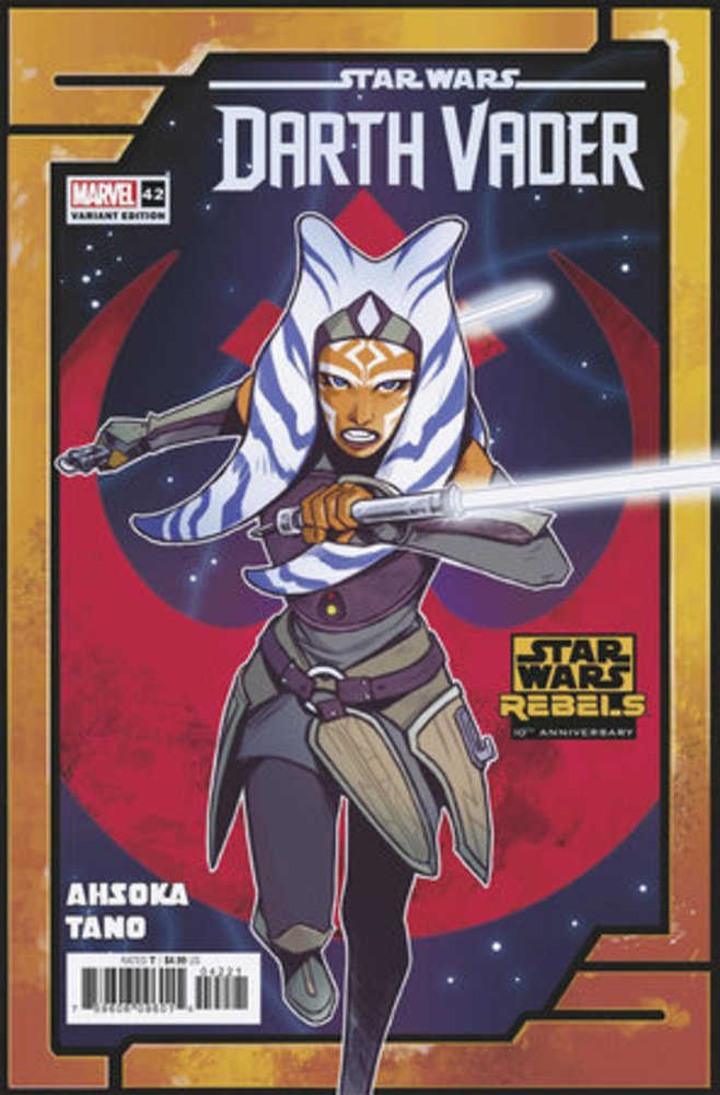 Star Wars Darth Vader #42 Wijngaard Ahsoka Rebels 10th Ann - The Fourth Place