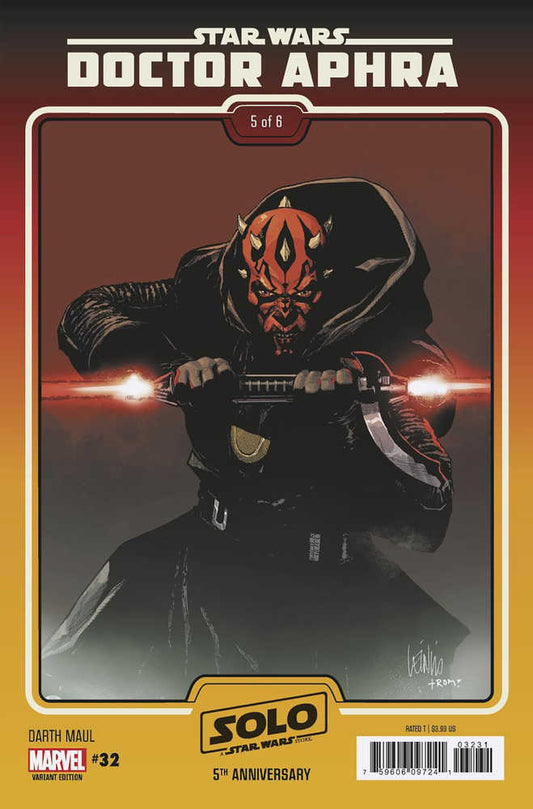 Star Wars Doctor Aphra #32 Yu Darth Maul Solo 5TH Ann Movie - The Fourth Place