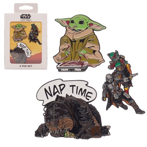 Star Wars: The Book of Boba Fett Nap Time Pins 3-Pack - The Fourth Place