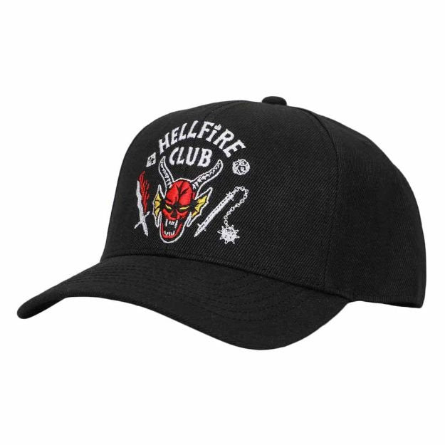 Stranger Things Hellfire Club Pre-Curved Bill Snapback - The Fourth Place