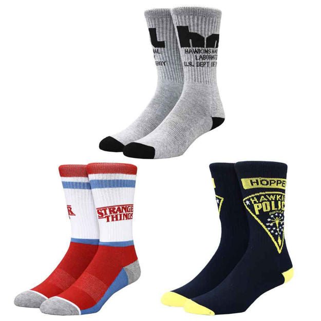 Stranger Things Icon 3 Pair Crew Socks - The Fourth Place