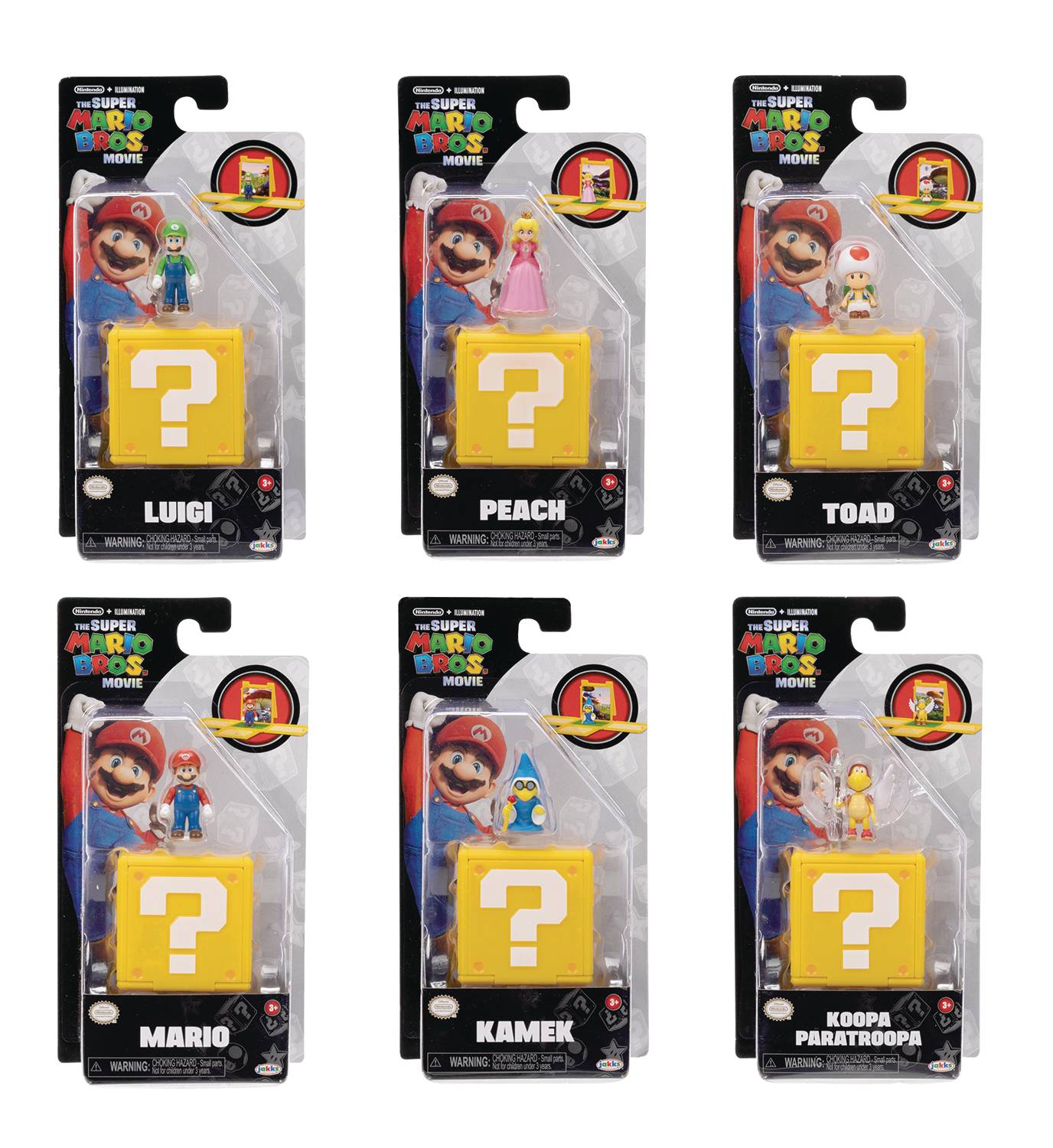 Super Mario Bros. Mini Figure with Surprise Background Block (1 of 6 from Wave 1) - The Fourth Place