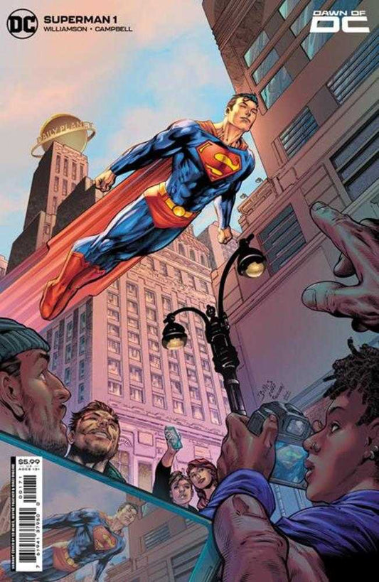 Superman #1 Cover G Edition Benes & Wayne Faucher Card Stock Variant - The Fourth Place