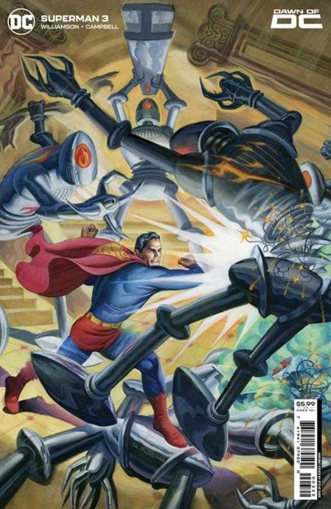 Superman #3 Cover F Steve Rude Superman Card Stock Variant - The Fourth Place