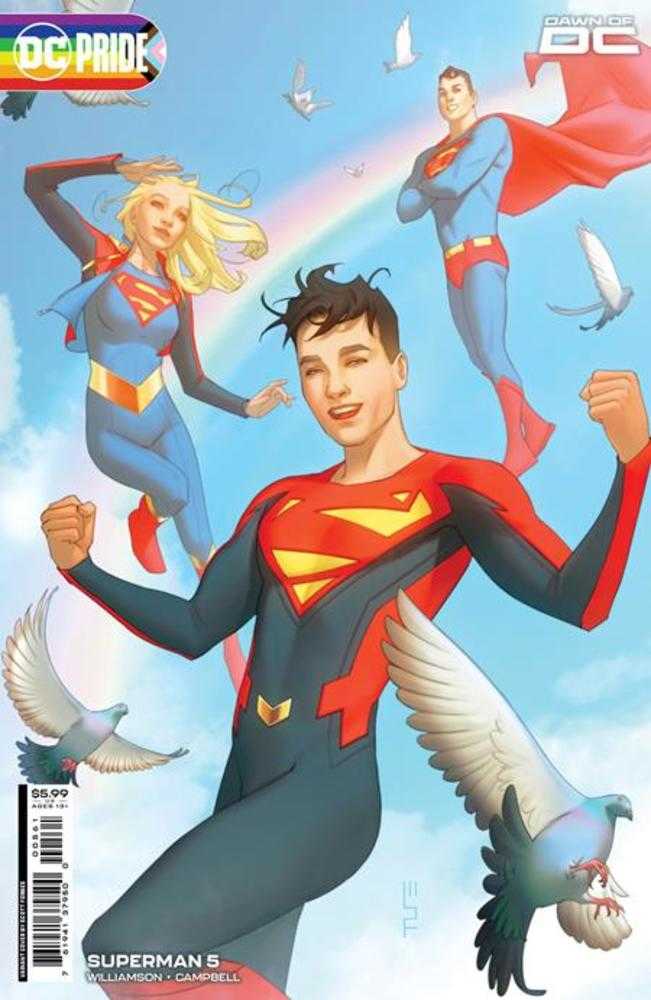Superman #5 Cover D W Scott Forbes DC Pride Card Stock Variant - The Fourth Place
