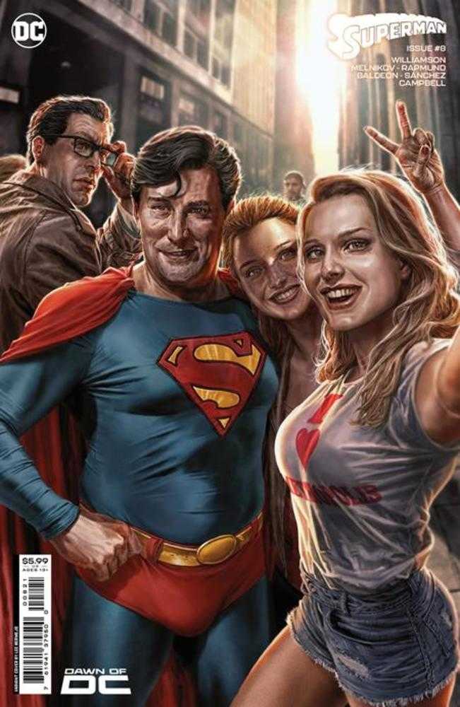 Superman #8 Cover B Lee Bermejo Card Stock Variant - The Fourth Place