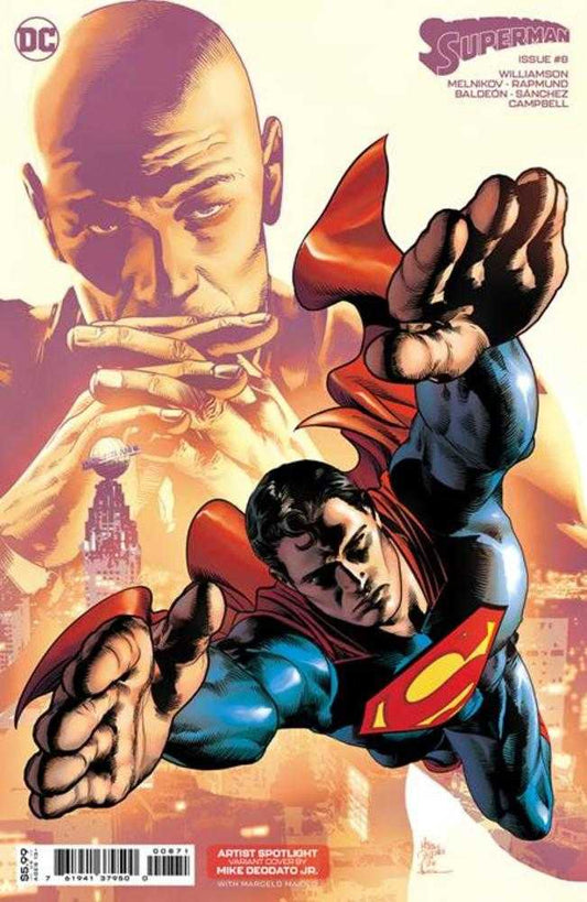 Superman #8 Cover E Mike Deodato Jr Artist Spotlight Card Stock Variant - The Fourth Place