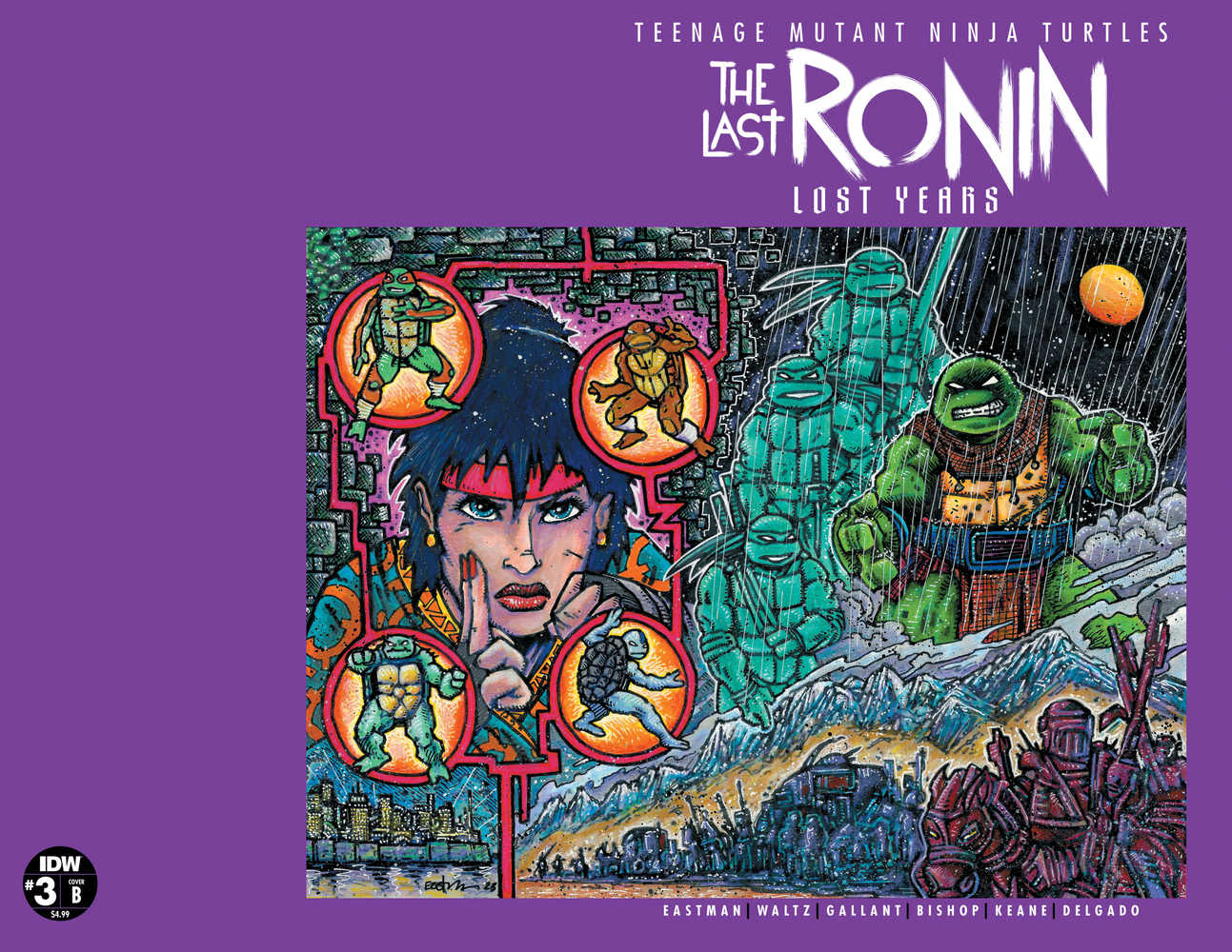 Teenage Mutant Ninja Turtles Last Ronin Lost Years #3 Cover B Eastman Bishop - The Fourth Place