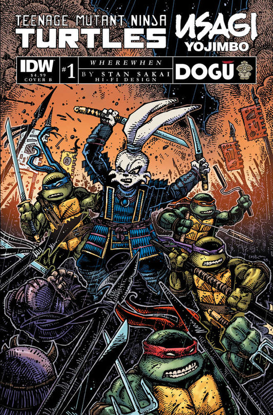 Teenage Mutant Ninja Turtles Usagi Yojimbo Wherewhen #1 Cover B Eastman - The Fourth Place