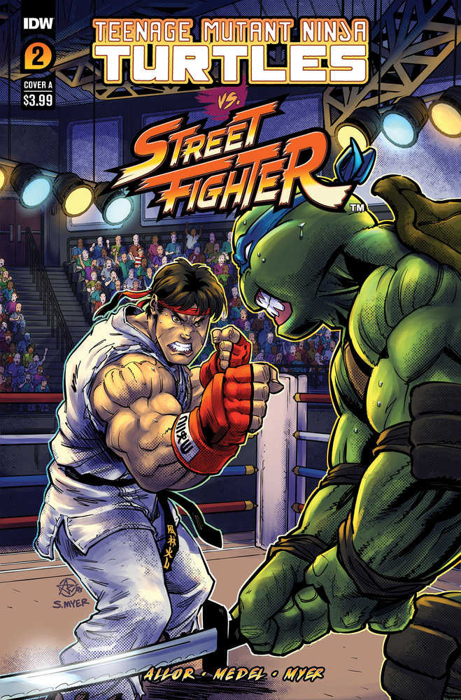 Teenage Mutant Ninja Turtles vs. Street Fighter #2 Cover A (Medel) - The Fourth Place