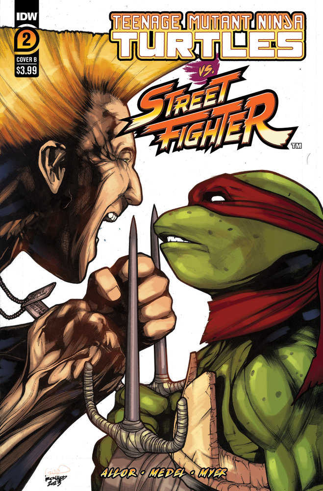 Teenage Mutant Ninja Turtles vs. Street Fighter #2 Variant B (Sanchez) - The Fourth Place