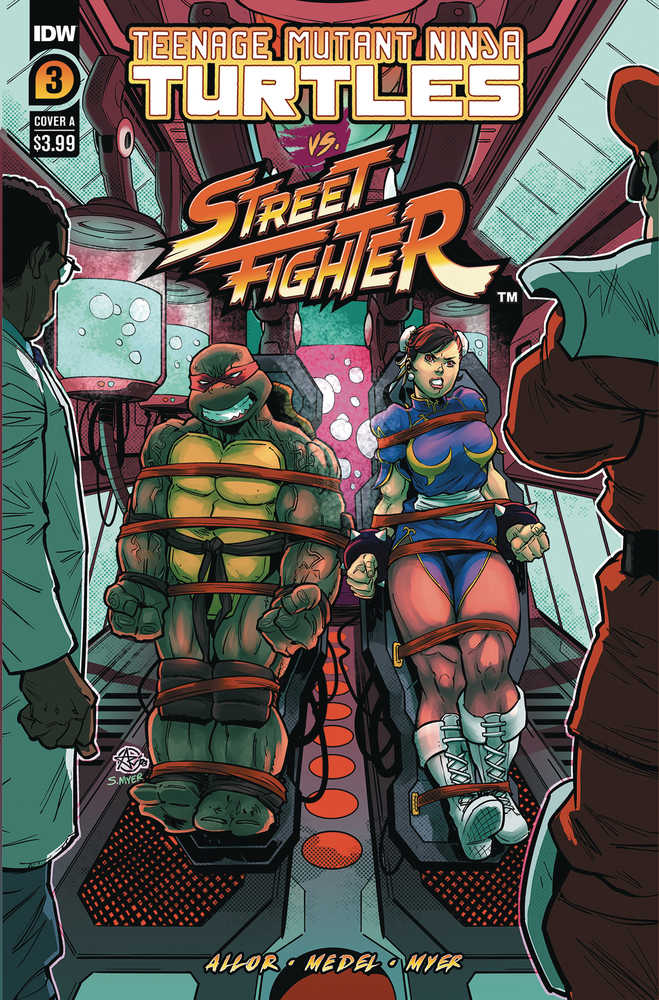 Teenage Mutant Ninja Turtles vs Street Fighter #3 (Of 5) Cover A Medel - The Fourth Place