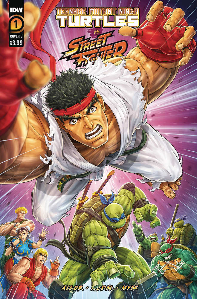 Teenage Mutant Ninja Turtles vs. Street Fighter #4 (Of 5) Cover B Cardy - The Fourth Place