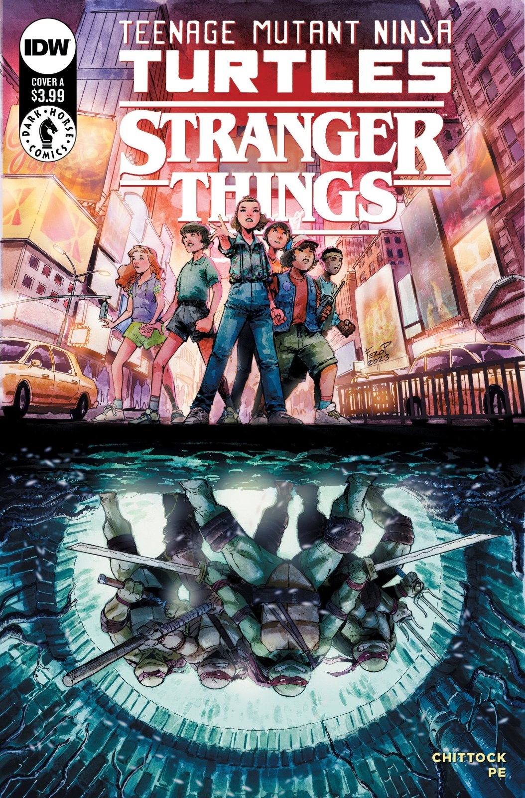 Teenage Mutant Ninja Turtles X Stranger Things #1 Cover A (Pe) - The Fourth Place