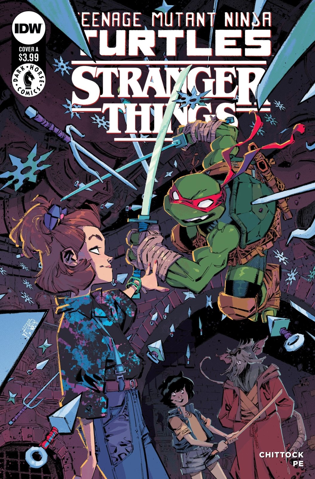 Teenage Mutant Ninja Turtles X Stranger Things #1 Variant B (Corona) - The Fourth Place