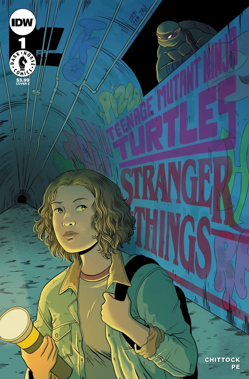 Teenage Mutant Ninja Turtles X Stranger Things #1 Variant C (Woodall) - The Fourth Place