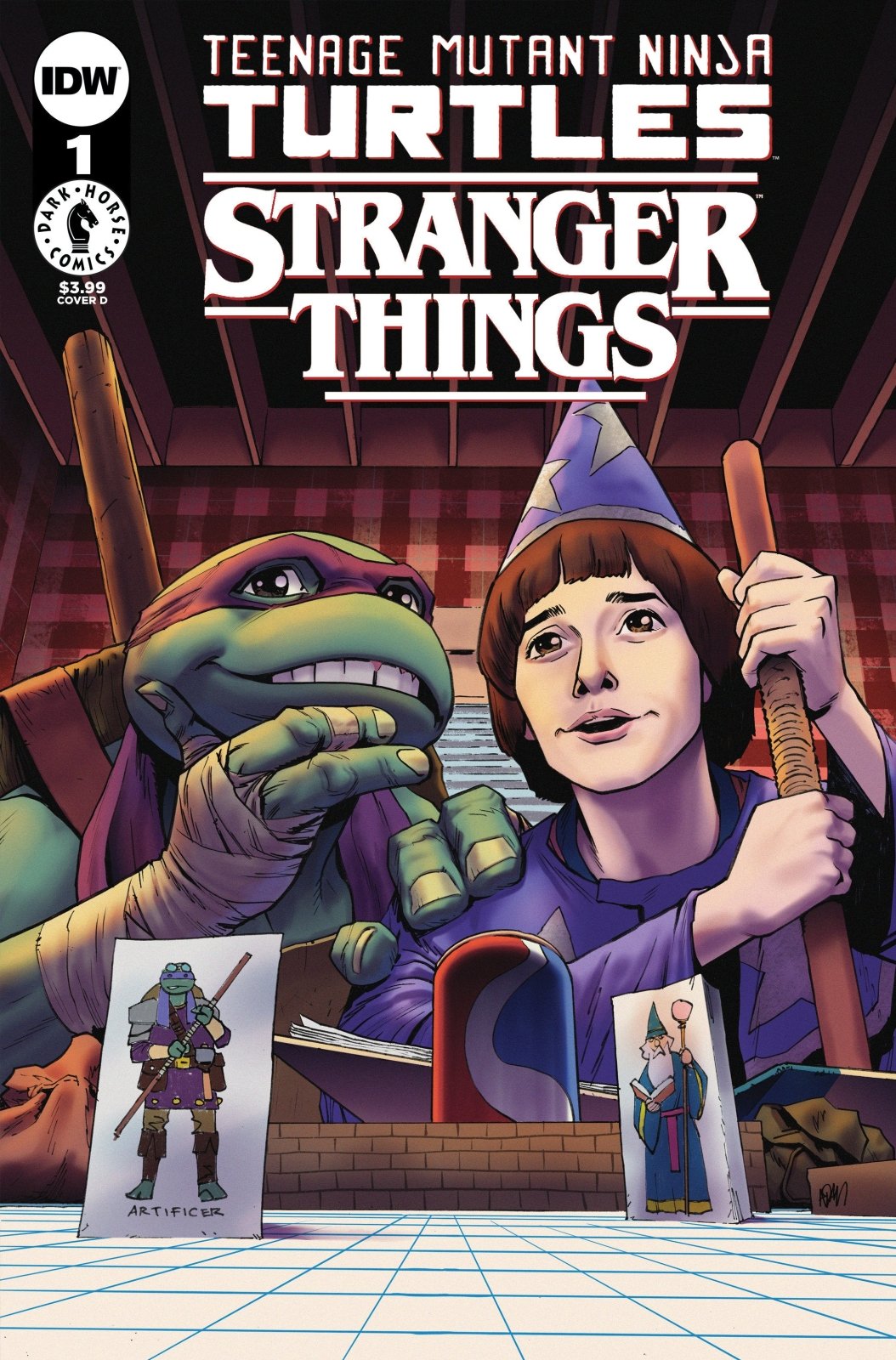 Teenage Mutant Ninja Turtles X Stranger Things #1 Variant D (Gorham) - The Fourth Place