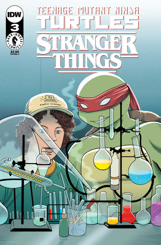 Teenage Mutant Ninja Turtles X Stranger Things #3 Cover C Woodall - The Fourth Place