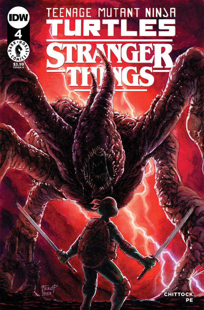 Teenage Mutant Ninja Turtles X Stranger Things #4 Cover A (Pe) - The Fourth Place