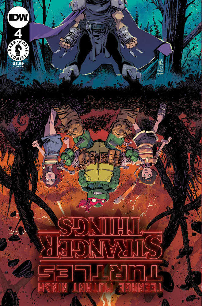 Teenage Mutant Ninja Turtles X Stranger Things #4 Variant B (Corona) - The Fourth Place