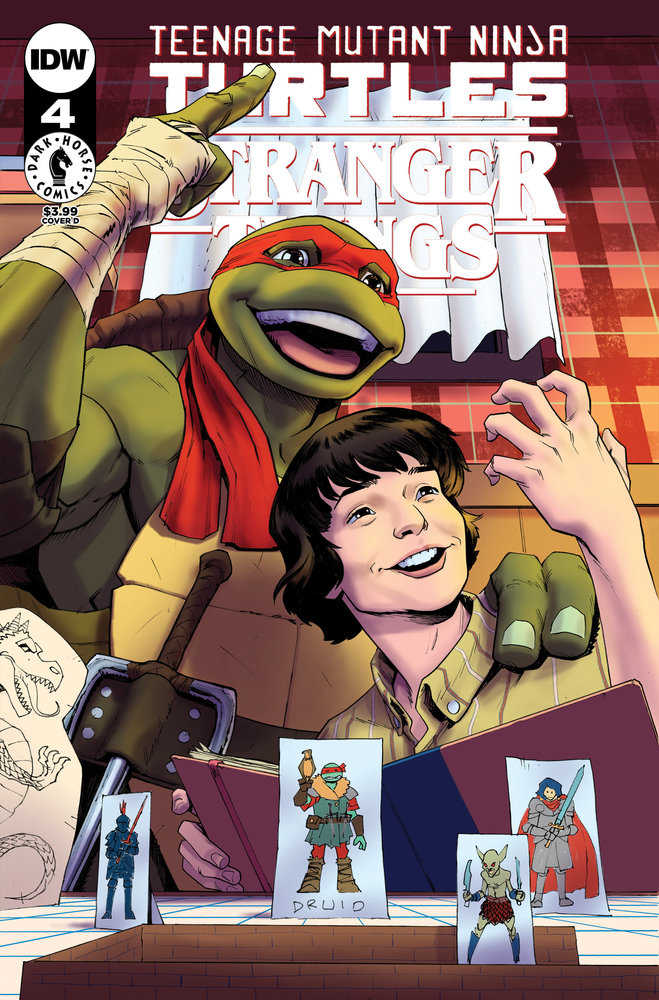 Teenage Mutant Ninja Turtles X Stranger Things #4 Variant D (Gorham) - The Fourth Place