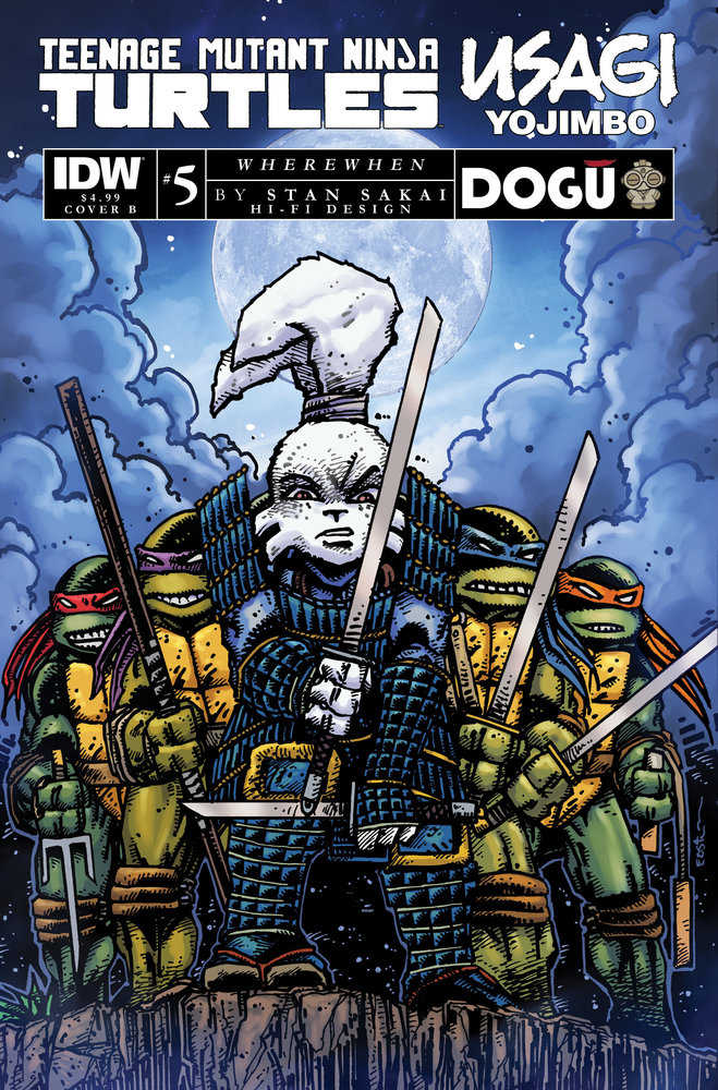 Teenage Mutant Ninja Turtles/Usagi Yojimbo: Wherewhen #5 Variant B (Eastman) - The Fourth Place