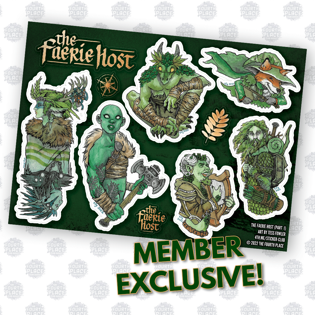 The Faerie Host Stickers (Part 1) Preorder - The Fourth Place