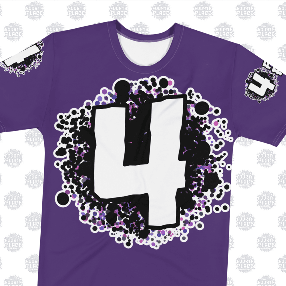 The Fourth Place T-Shirt (Purple All-over Print) - The Fourth Place