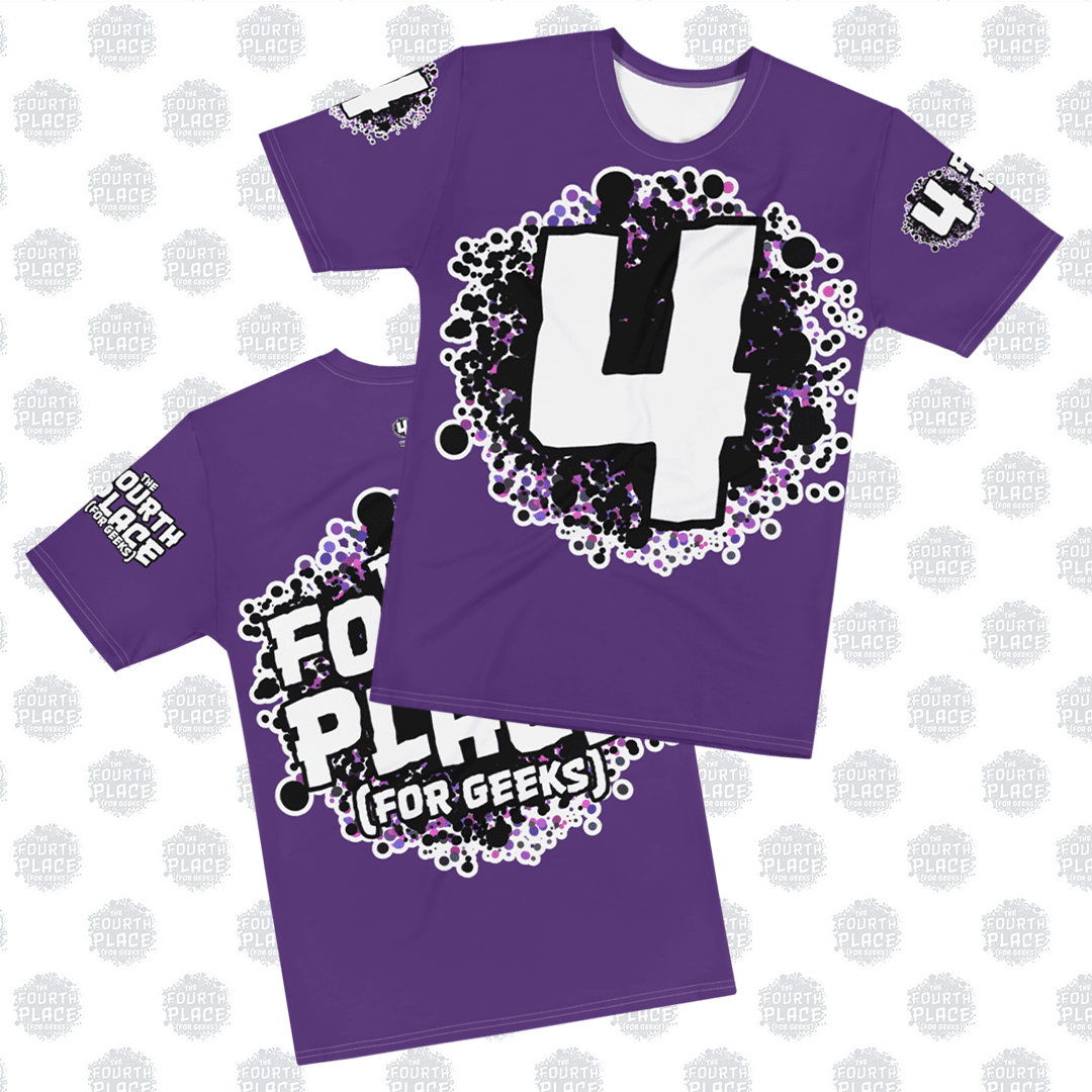 The Fourth Place T-Shirt (Purple All-over Print) - The Fourth Place