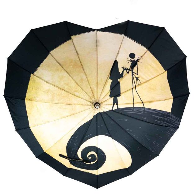 The Nightmare Before Christmas Heart Shaped Umbrella - The Fourth Place