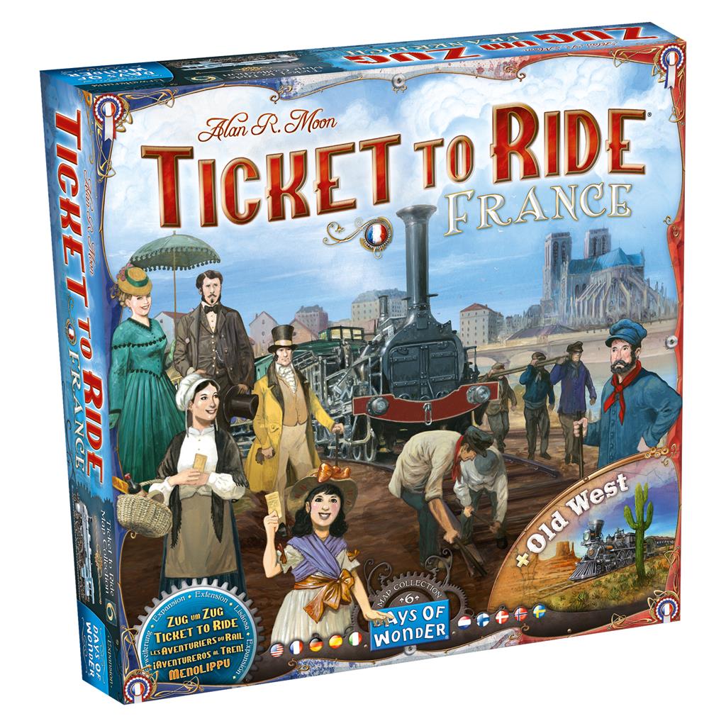 Ticket to Ride: France + Old West (Map Collection 6) - The Fourth Place