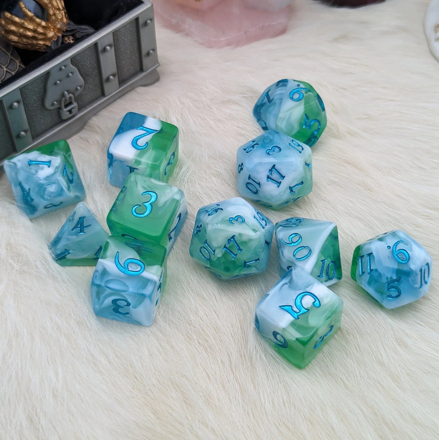 Tidecaller - 7 Dice Set - The Fourth Place