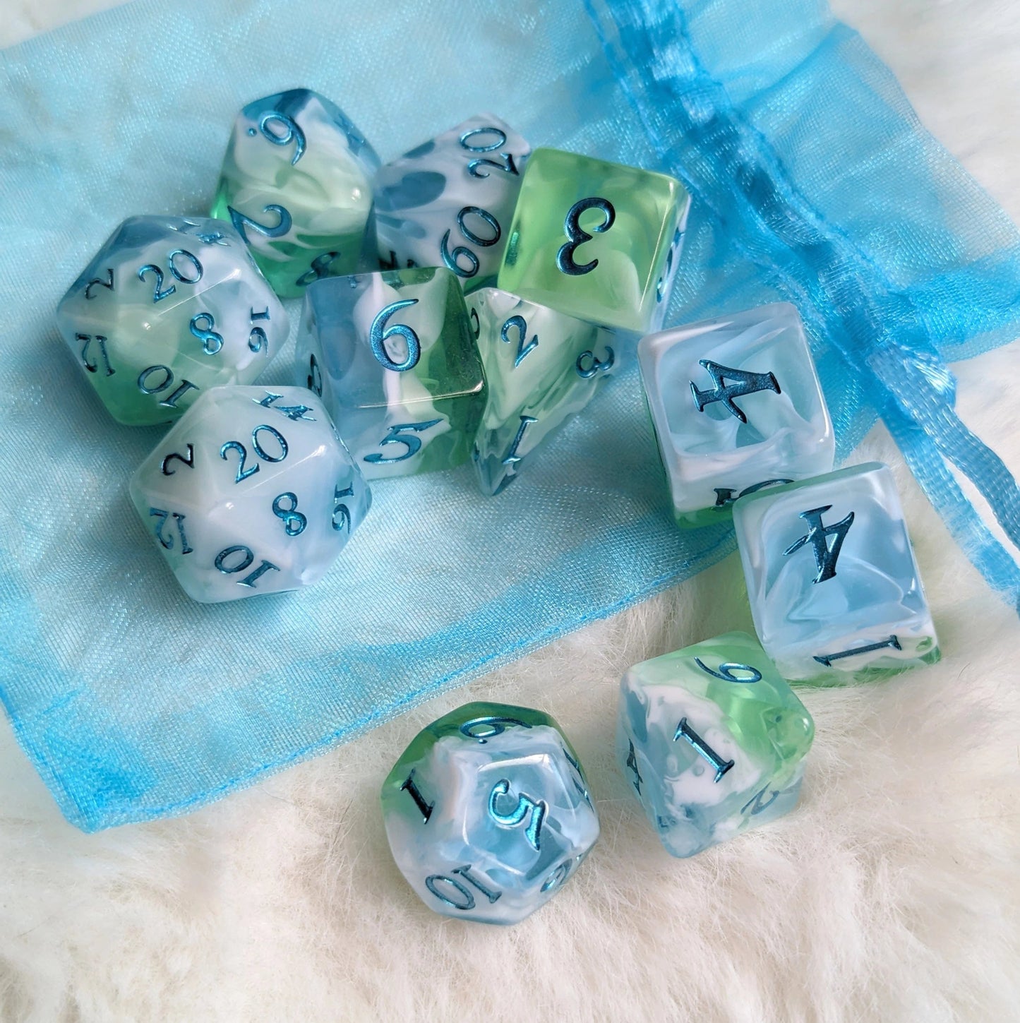 Tidecaller - 7 Dice Set - The Fourth Place