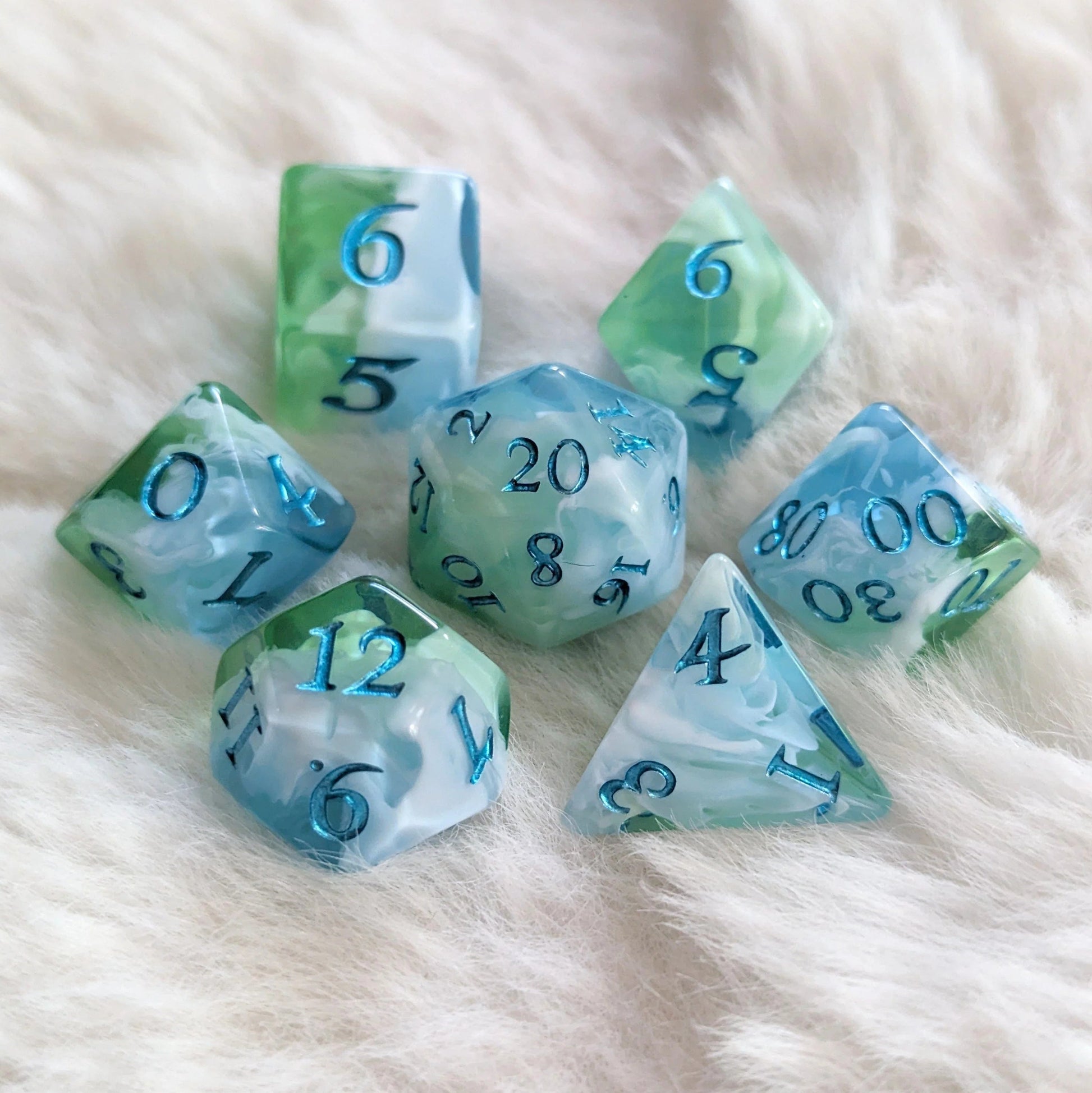 Tidecaller - 7 Dice Set - The Fourth Place