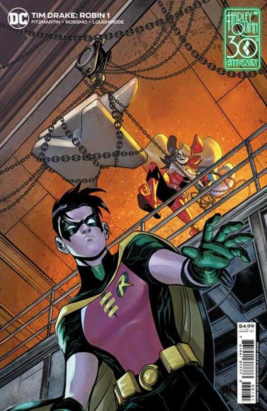 Tim Drake Robin #1 Cover C David Baldeon Harley Quinn 30th Anniversary Card Stock Variant - The Fourth Place