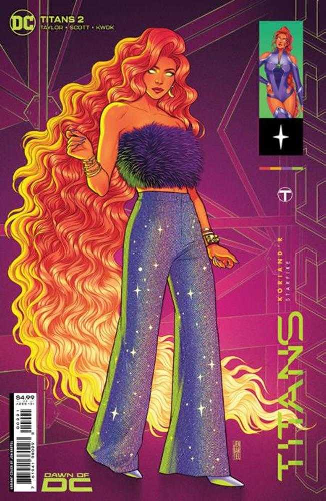 Titans #2 Cover B Jen Bartel Card Stock Variant - The Fourth Place