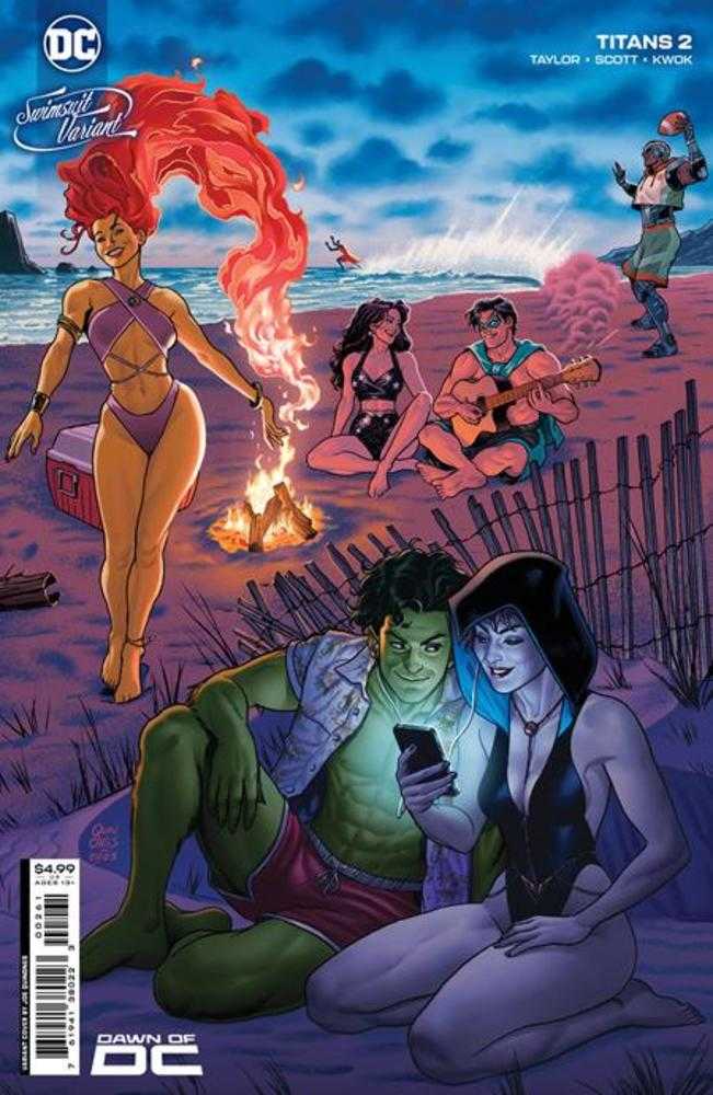 Titans #2 Cover E Joe Quinones Swimsuit Card Stock Variant - The Fourth Place