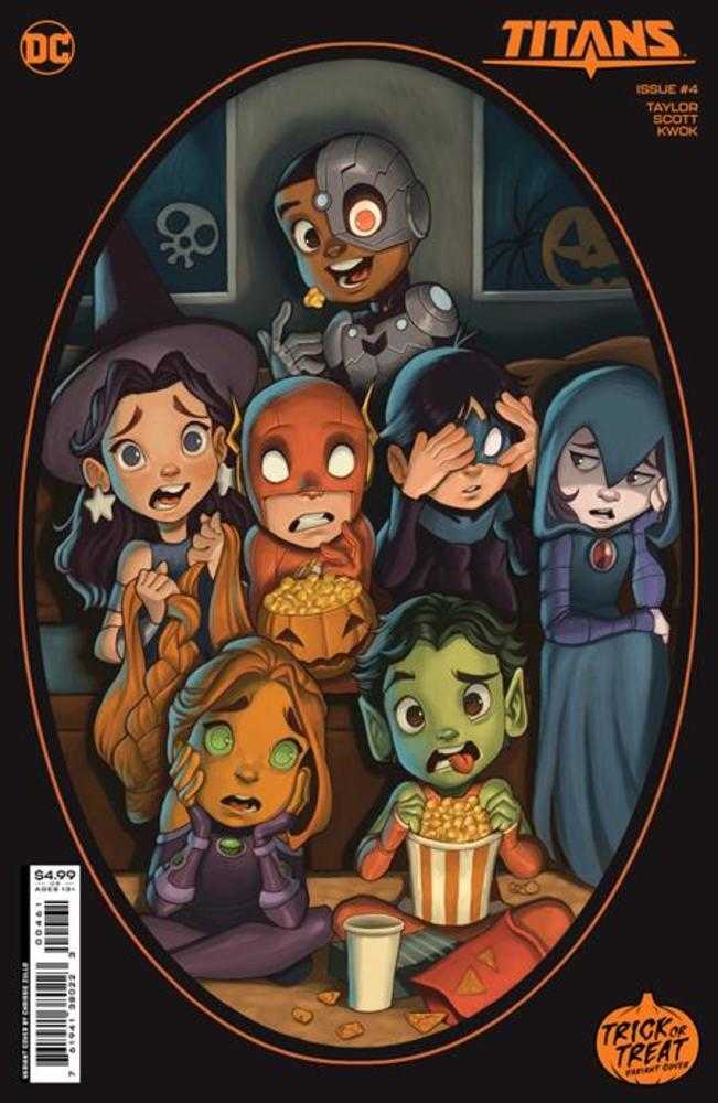 Titans #4 Cover F Chrissie Zullo Trick Or Treat Card Stock Variant - The Fourth Place
