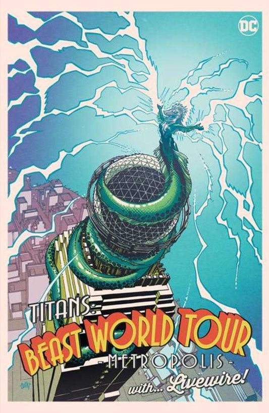 Titans Beast World Tour Metropolis #1 (One Shot) Cover C Cully Hamner Card Stock Variant - The Fourth Place