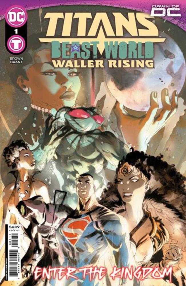 Titans Beast World Waller Rising #1 (One Shot) Cover A Keron Grant - The Fourth Place