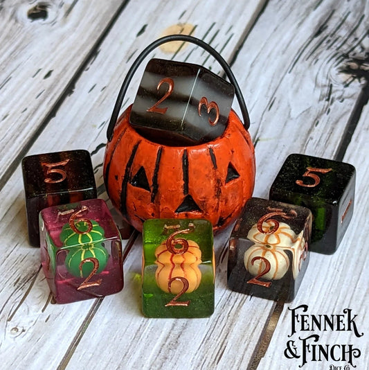 Trick or Treat Dice Set (6d6, six six-sided dice) - The Fourth Place