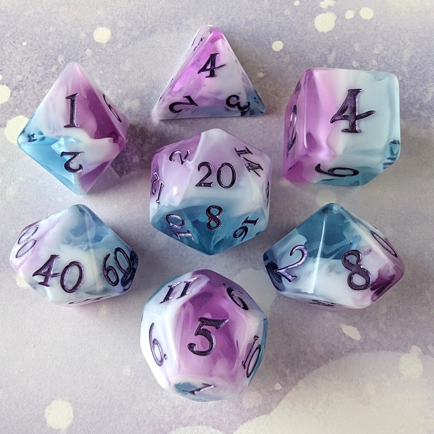 Vale of Dreams - 7 Piece Dice Set - The Fourth Place