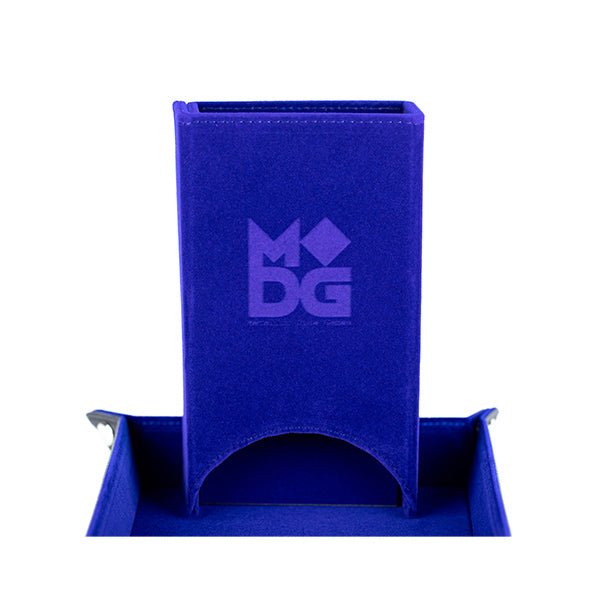 Velvet Fold Up Dice Tower: Blue - The Fourth Place