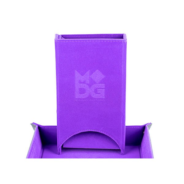 Velvet Fold Up Dice Tower: Purple - The Fourth Place