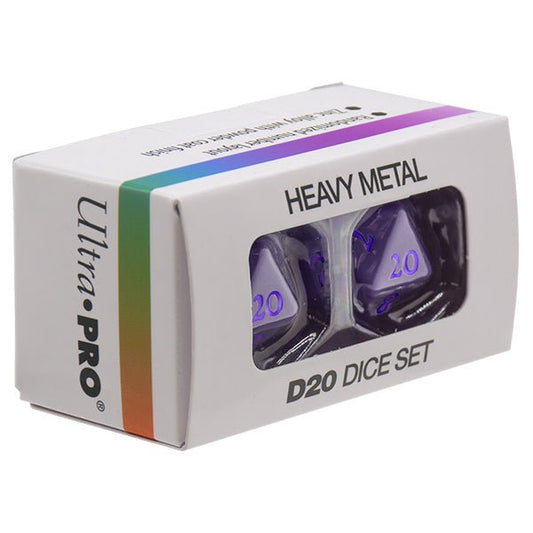 Vivid Heavy Metal Dice - 2d20 - The Fourth Place