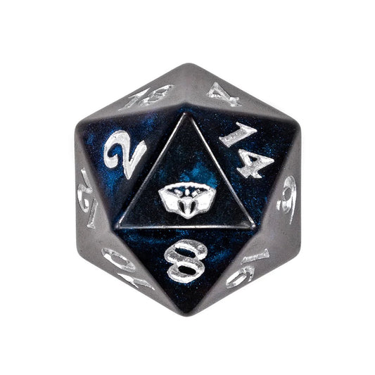 Vox Machina Dice Set: GM (Navy/Silver) - The Fourth Place