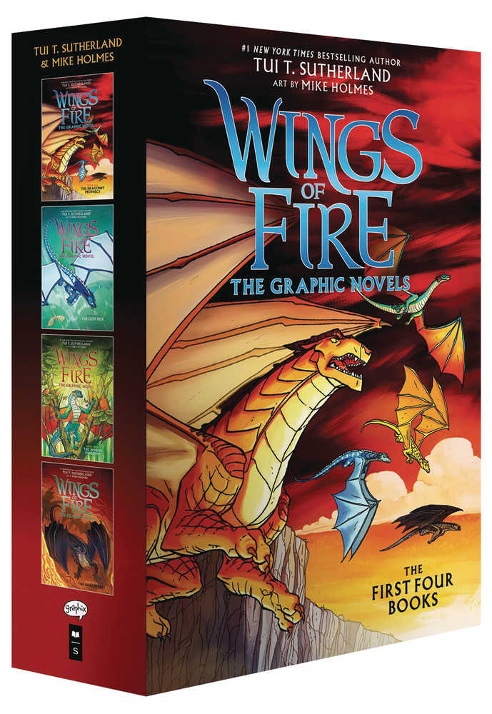 Wings Of Fire Graphic Novel Box Set #1 Volume 1-4 - The Fourth Place