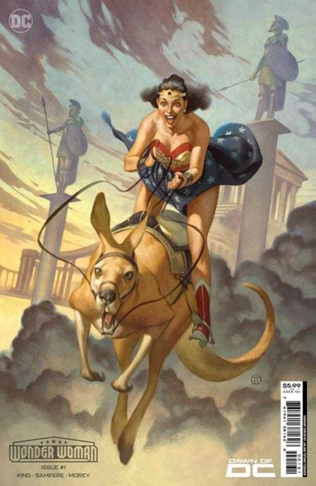 Wonder Woman #1 Cover C Julian Totino Tedesco Card Stock Variant - The Fourth Place