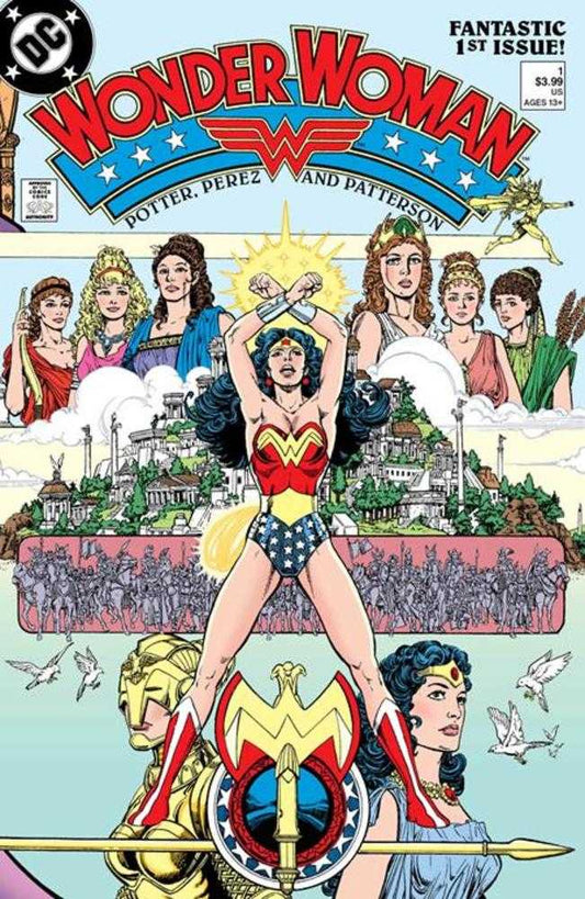 Wonder Woman (1987) #1 Facsimile Edition (2023 Edition) Cover A George Perez - The Fourth Place