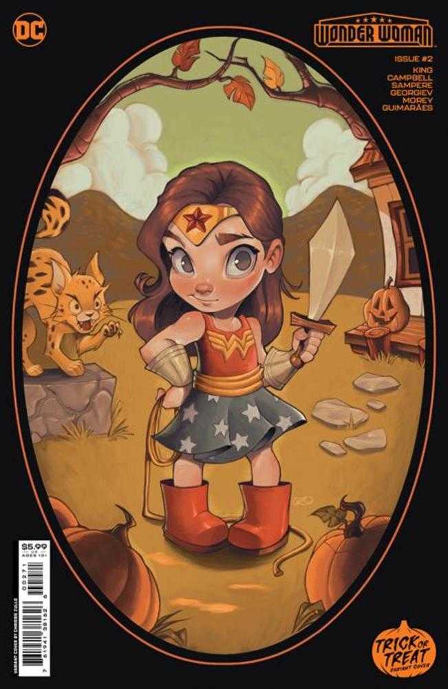 Wonder Woman #2 Cover G Chrissie Zullo Trick Or Treat Card Stock Variant - The Fourth Place